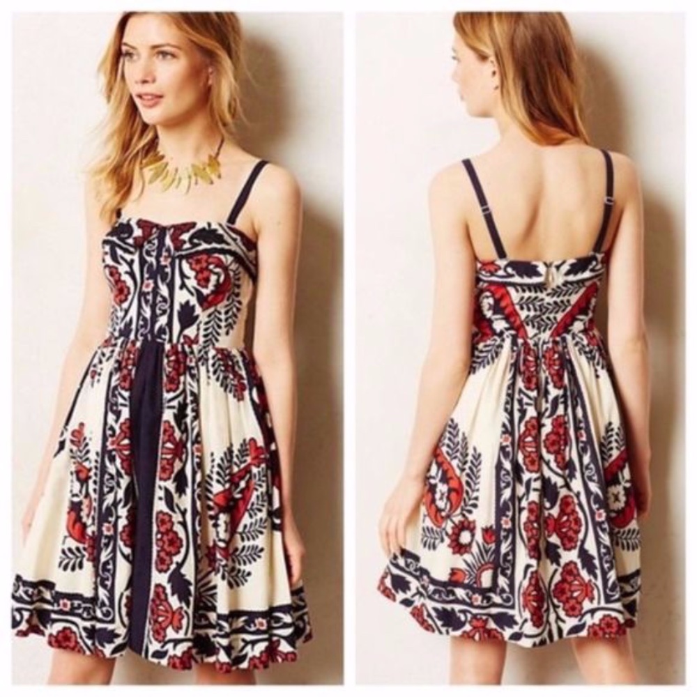 Anthropologie Yoana Baraschi Sweetwater Dress Size 2